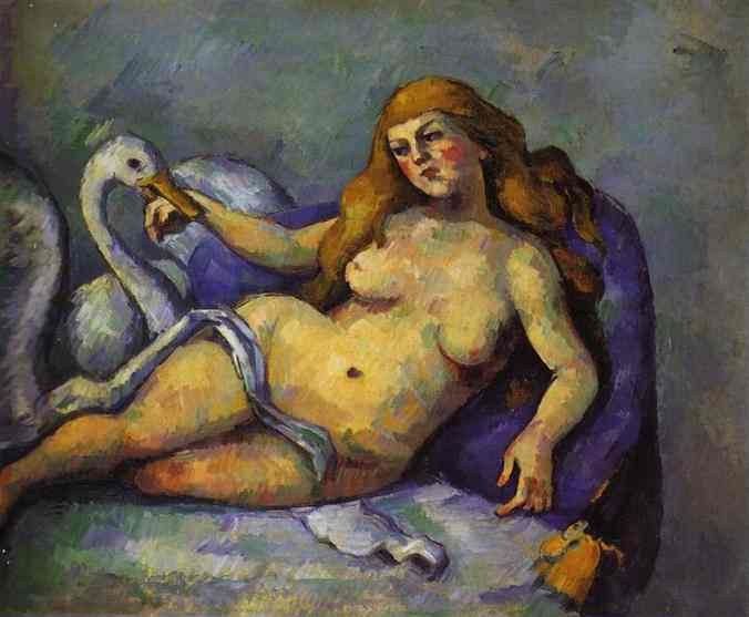 Paul Cezanne Leda with Swan